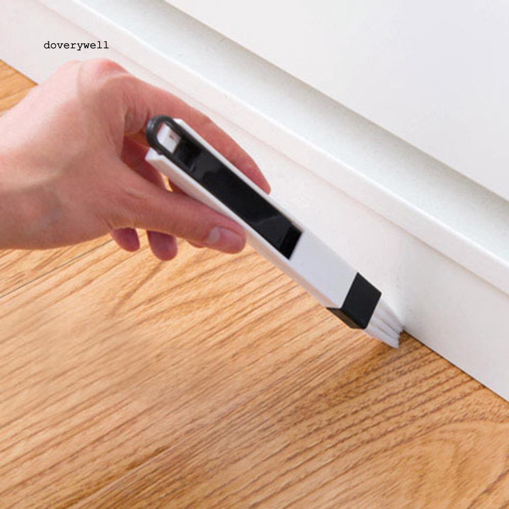 Cọ vệ sinh khe tủ/bàn phím máy tính kèm dụng cụ hốt rác thiết kế 2 trong 1