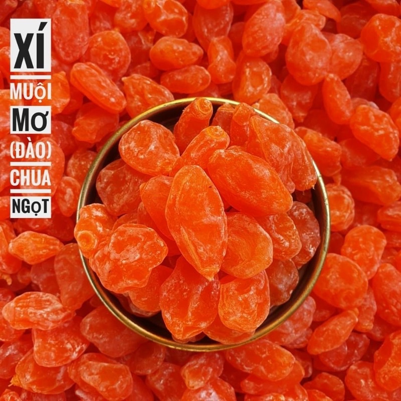 Xí  muội mơ ( đào ) Đà Lạt — 500g [FREE SHIP] TỪ ĐƠN 50K, [Loại Đặc Biệt] Hàng ngon nhà làm