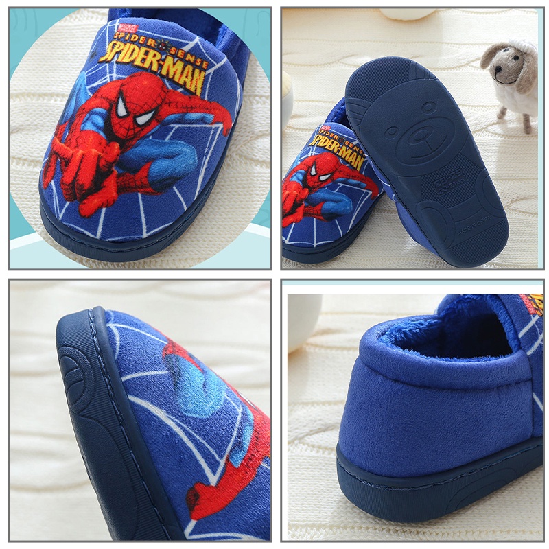 Dép lông đi trong nhà AMILA chống trượt họa tiết hoạt hình đáng yêu dành cho trẻ em