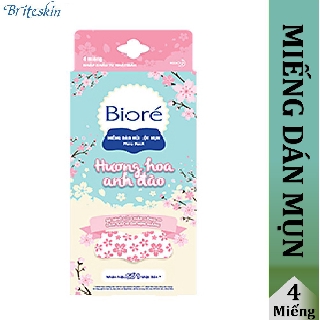 Miếng Dán Lột Mụn Biore (Hộp 4 Miếng)