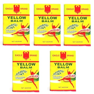 Cù là con ó yellow balm 40g - eagle brand balm 40g - combo 5 lọ