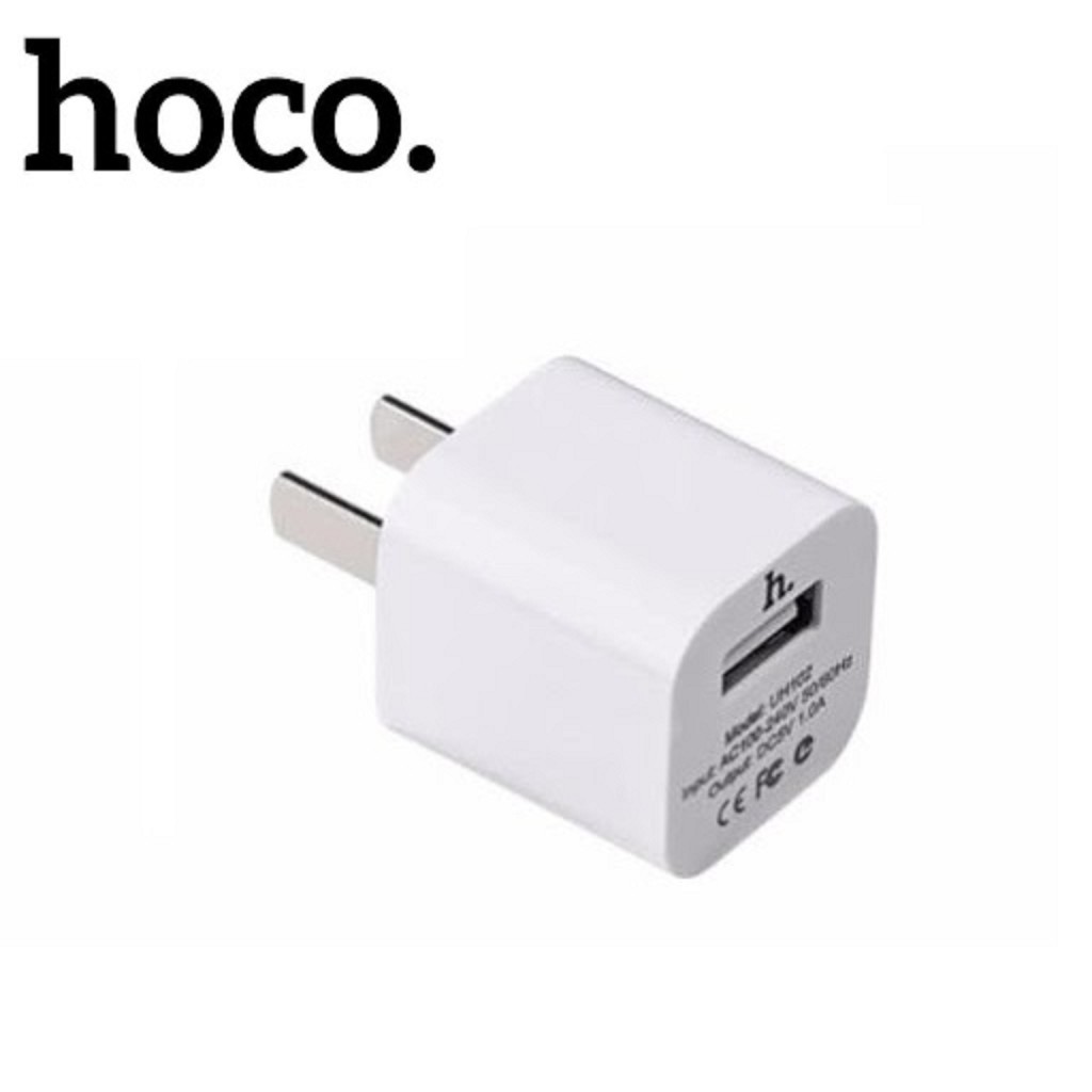 CHÍNH HÃNG Củ sạc Hoco UH102 cắm chuẩn CN với dải điện áp rộng 100 - 240V cho Smart phone - Tablet