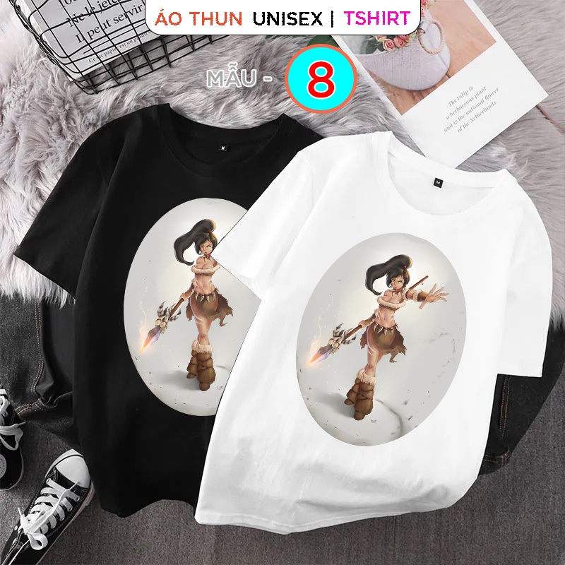 Áo thun Liên Minh Huyền Thoại - Áo thun Unisex tay ngắn chất liệu cotton vải dảy mịn