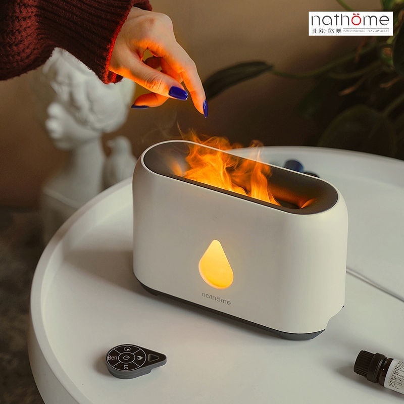 Nathome/Bắc Âu Mộ ngọn lửa tạo ẩm máy làm việc cảm ứng thông minh usb phòng ngủ để tặng quà cho các cô gái