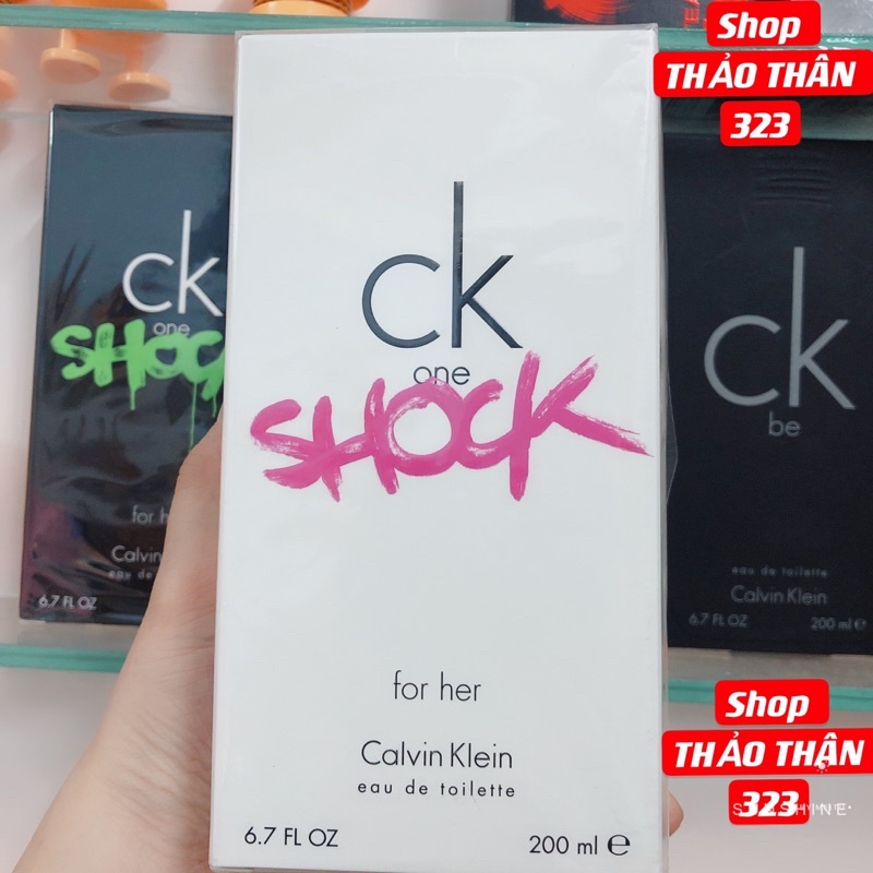 🔴Sale Sập Sàn- Nước Hoa Ck one shock for her 200ml EDT (người nhà gửi từ mỹ về)