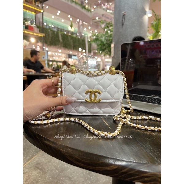 Túi xách cha n el 2 chuông hot hit ảnh thật shop chụp