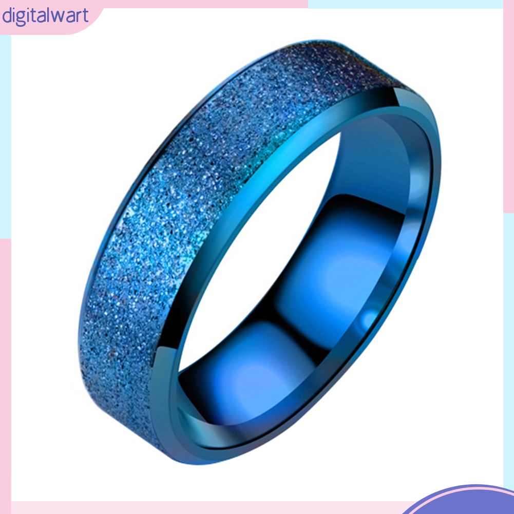 {digitalwart} Nhẫn Cặp Đôi Mặt Nhám Thời Trang Dự Tiệc Dành Cho Nam Và Nữ