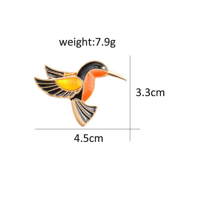 Trâm Cài Áo Trang Trí Hình Thú Hoạt Hình Tráng Men Màu Ngà Cổ Điển