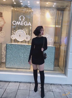 Váy body xỏ ngón