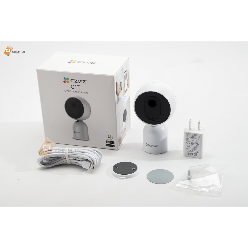 Camera IP WIFI 2M Góc Rộng Ezviz C1T 1080p Smart Home - Đàm thoại 2 chiều