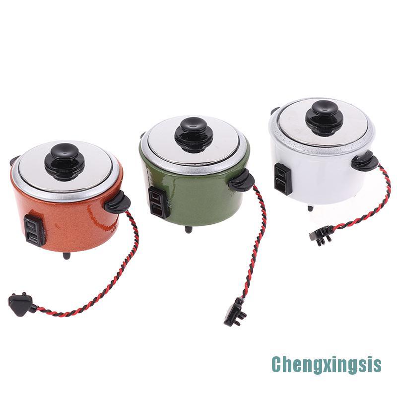 1 Mô Hình Nồi Cơm Trang Trí Nhà Búp Bê Tỉ Lệ 1: 1