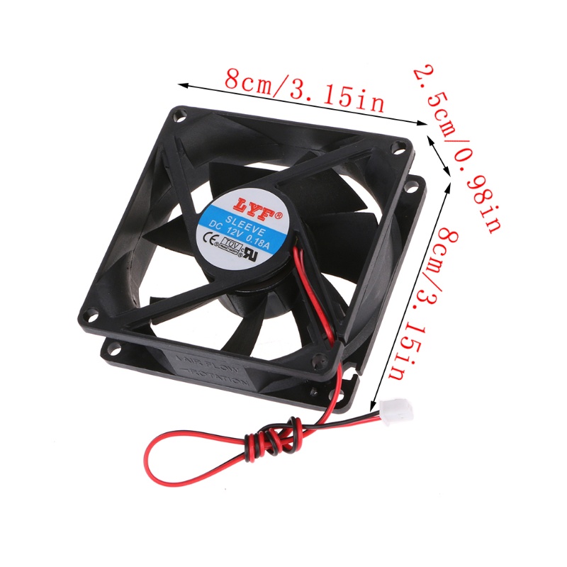 Quạt Tản Nhiệt DC 12V 2Pin GPU USB Chất Lượng Cao