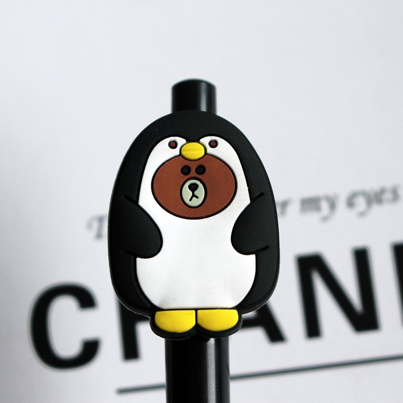 Bút Bi Mực Đen Nhóm Bạn Line Friend