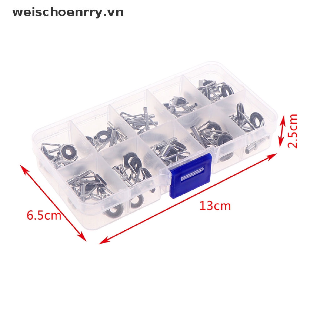 Ww 50 Cái / Hộp Kích Thước1-10# Bộ Dụng Cụ Sửa Chữa Cần Câu Cá DIY Chuyên Dụng