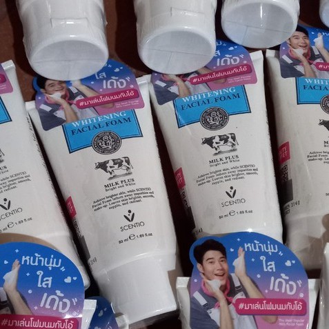 SỮA RỬA MẶT TRẮNG DA SỮA BÒ MILK PLUS THÁI LAN(HÀNG CHÍNH HÃNG) 50G