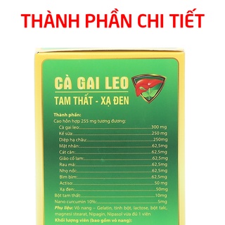 Bổ gan cà gai leo tam thất xạ đen roxtech mát gan, giải độc gan - ảnh sản phẩm 3