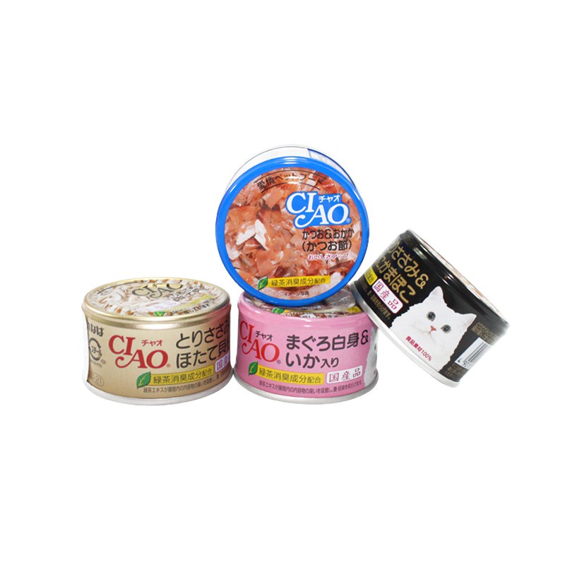 Pate Ciao White lon cho mèo 80gr