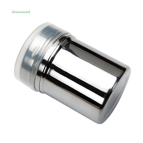 Green❤Stainless Steel Chocolate Shaker Flour Powder Icing Sugar Coffee Sifter + Lid