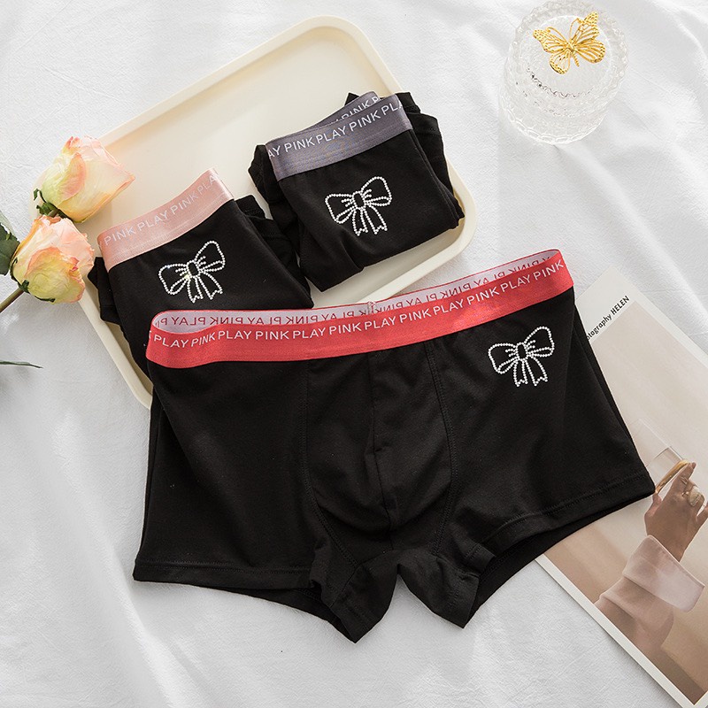 Quần Lót Nam Cotton Cao Cấp - Quần Sịp Nam BảnTo Logo Nơ  S96