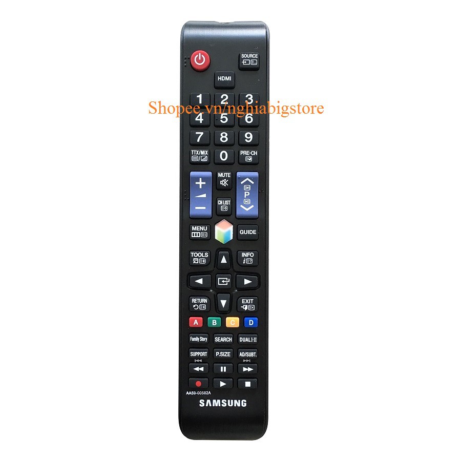 Remote Điều Khiển Tivi SAMSUNG, Internet Smart TV AA59-00582A Grade A