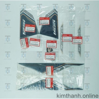 Bộ tem xanh vario & click đời sau chính hãng honda