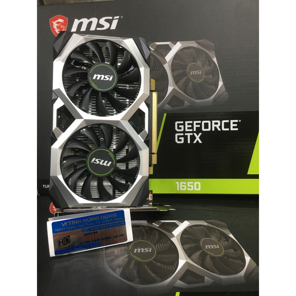 VGA GTX1650 4GD6-Gaming Asus TUF, GTX1650 MSI 4GD5 Ventus Xs OCV1, Card màn hình gtx1650