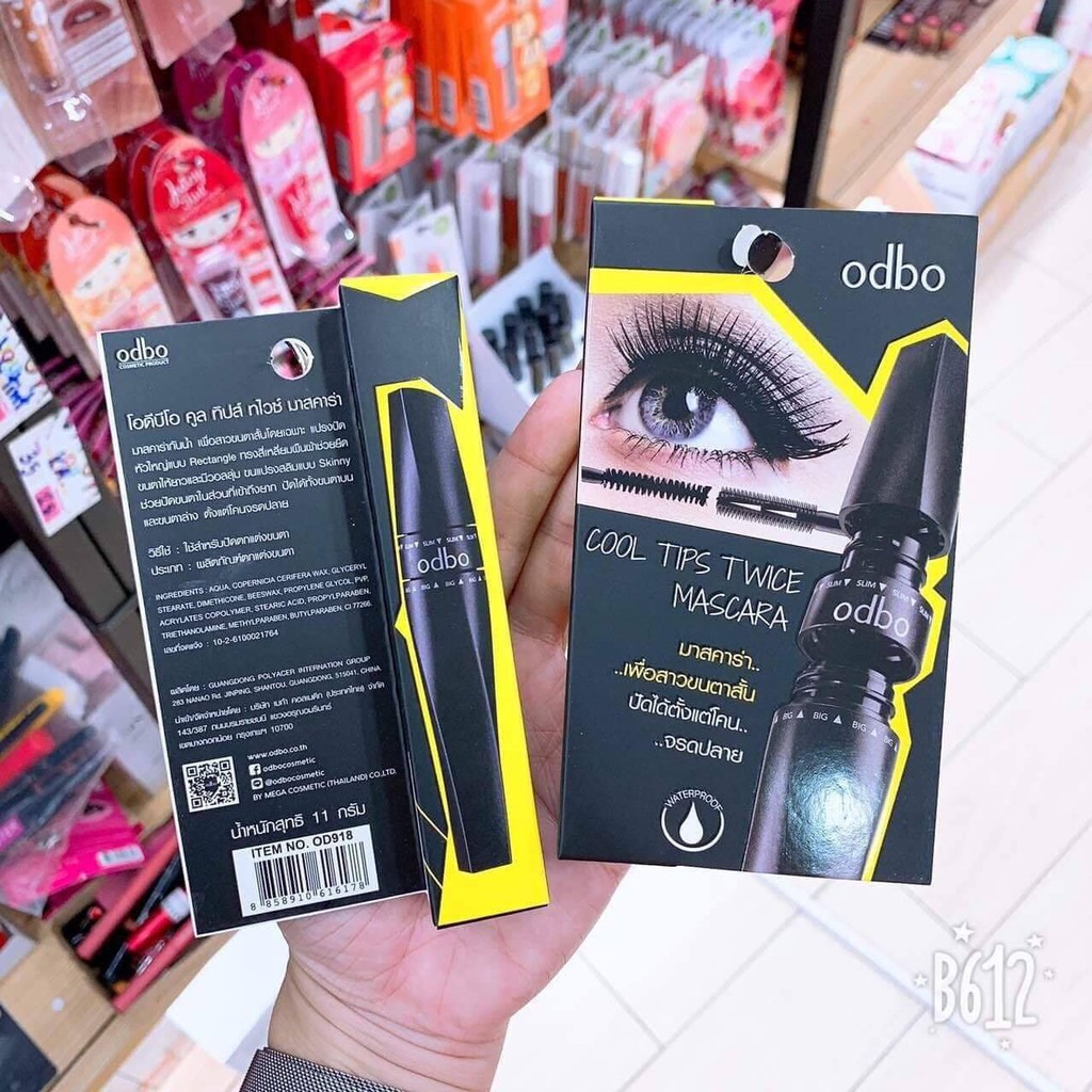[Auth Thái] Mascara Dày và Dài Mi Odbo Cool Tips Twice OD918 - Mascara 2 Đầu Odbo | BigBuy360 - bigbuy360.vn