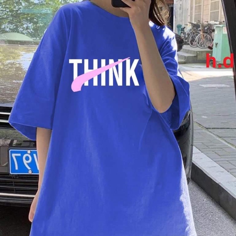 Áo phông THINK gạch chéo HD6