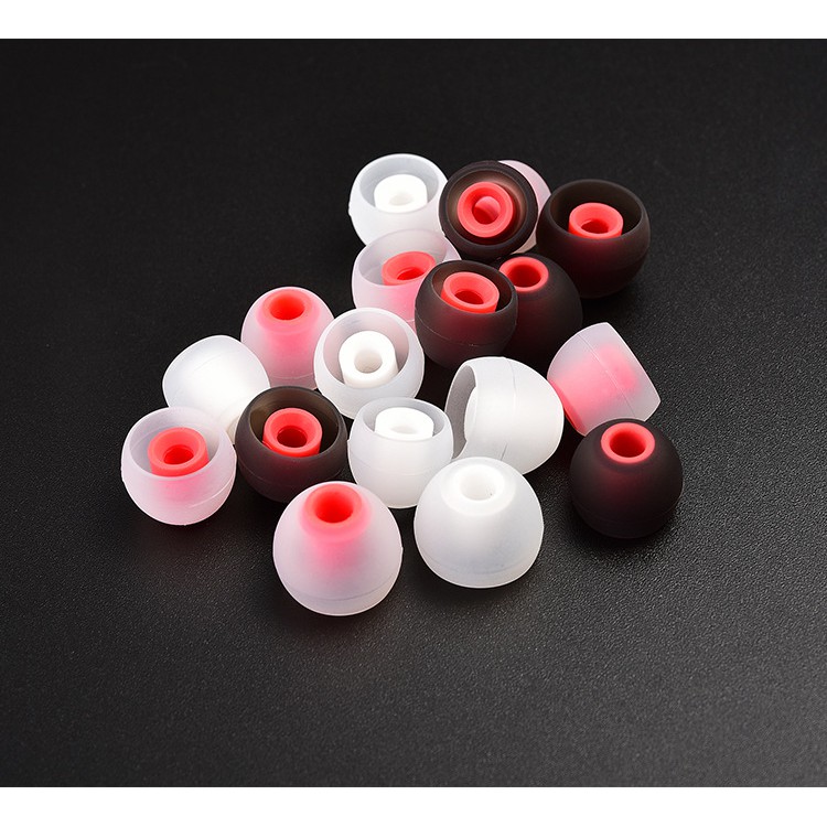 Bộ 3 Cặp Nút Bọc Tai Nghe Bằng silicone Qkz Size L / M / S