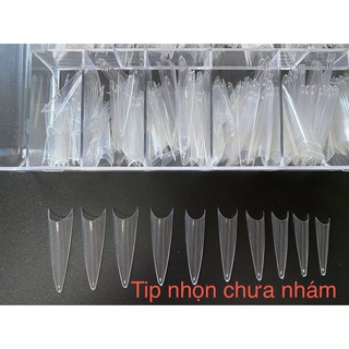 Hộp móng tip , móng nối form nhọn dài (500 móng)