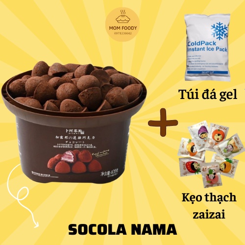 (Sẵn TPHCM) Socola Tươi Nama Nội Địa Trung - Socola Tươi Truffle 408g Mom Foody Đồ Ăn Vặt Ngon Giá Rẻ