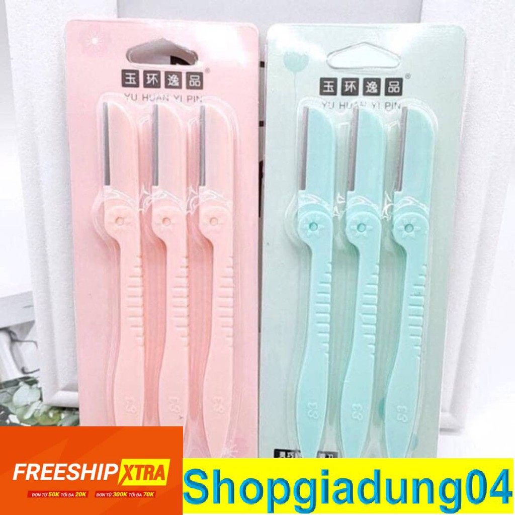 DAO CẠO LÔNG MÀY- SET 3 DAO CẠO TIỆN DỤNG