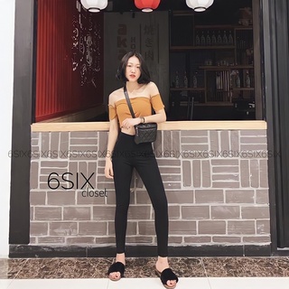 Quần legging nữ co dãn 4 chiều tặng túi giấy