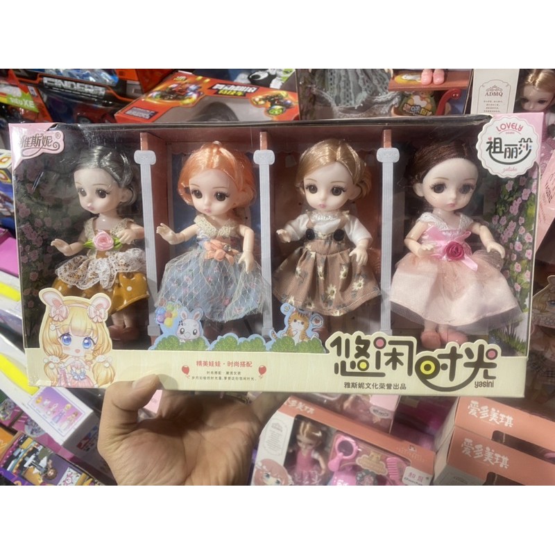 4 mẫu búp bê Chibi cực đẹp- làm bằng cao su non và nhựa dẻo