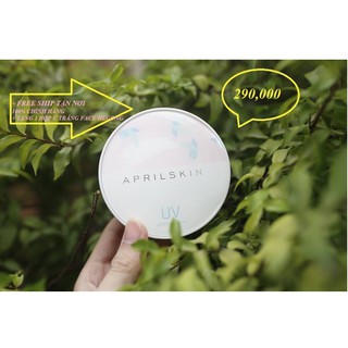 [ Chính Hãng] PHẤN NƯỚC APRIL SKIN MAGIC SNOW SUN CUSHION UV
