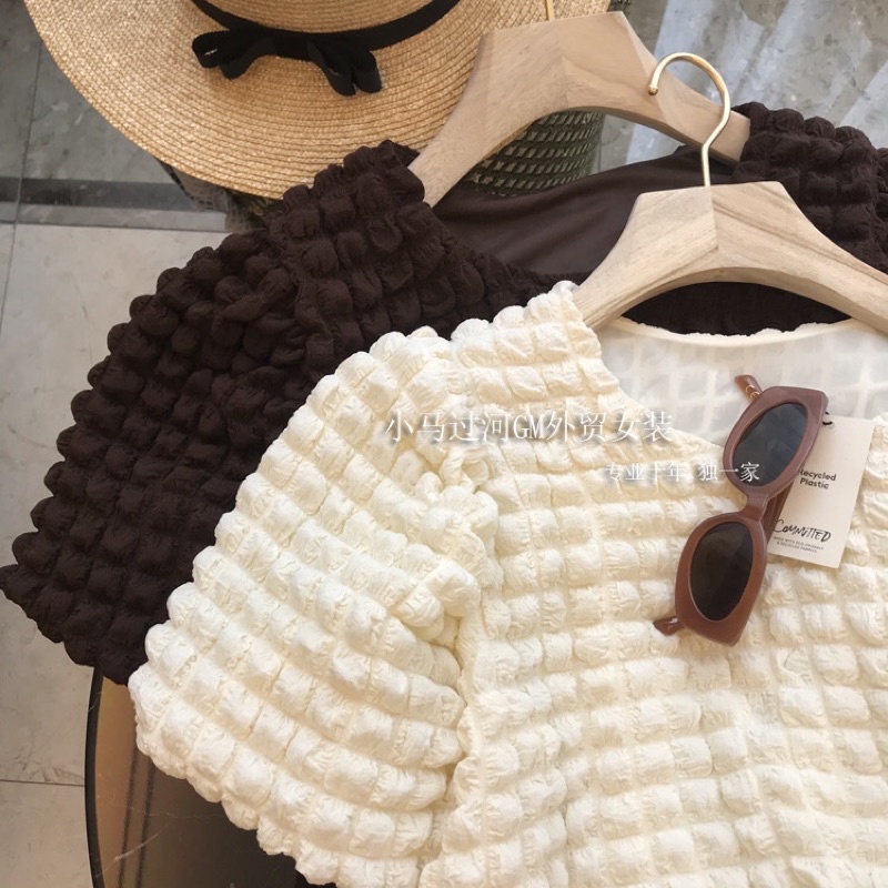 Áo sốp trần ô vuông phong cách hàn quốc