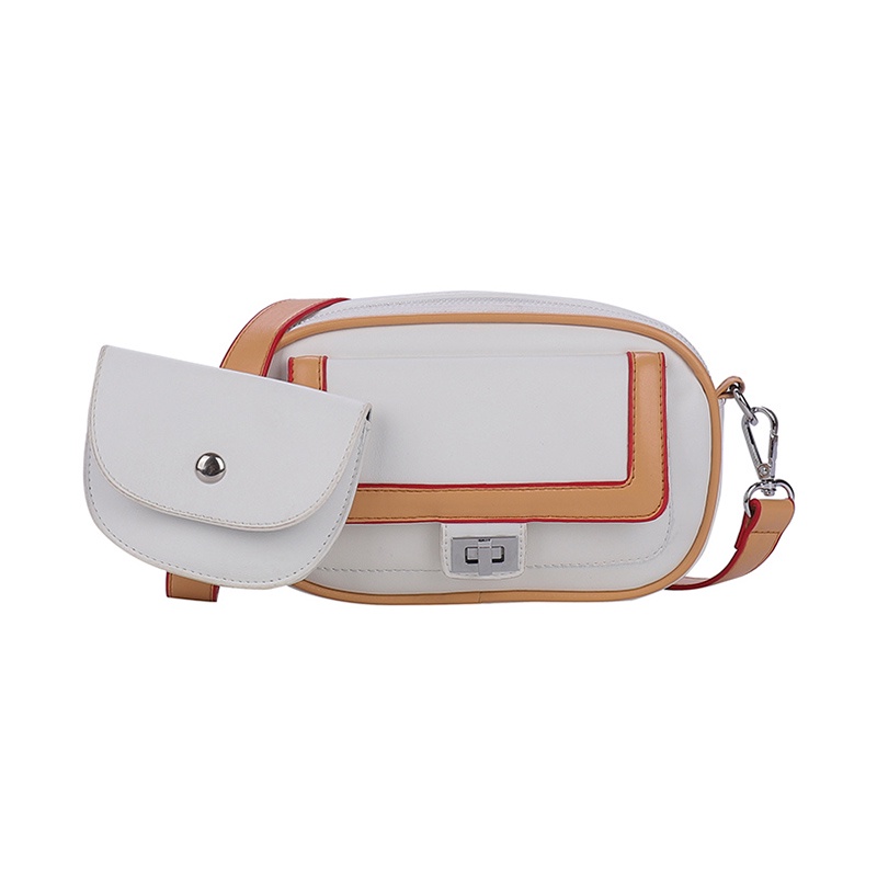 Túi đeo vai IELGY hình vuông nhỏ nhắn màu sắc nổi bật phong cách phương tây dành cho bạn nữ