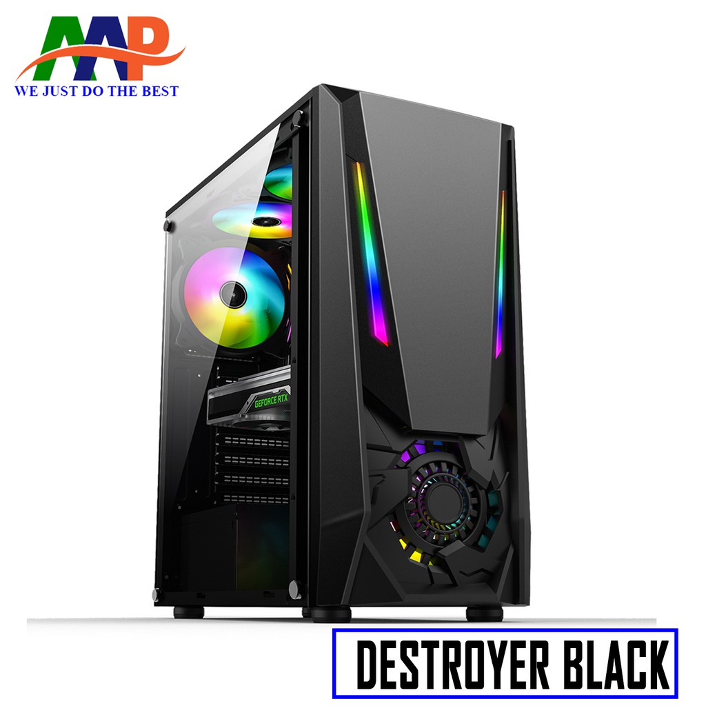 VỎ MÁY TÍNH AAP DESTROYER GAMING LED RGB