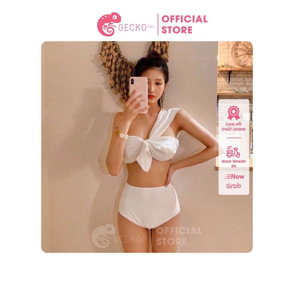 Bikini Đồ Bơi 2 Mảnh Áo Gọng Nâng Ngực Lệch Vai GK0236 (Nhiều Màu)