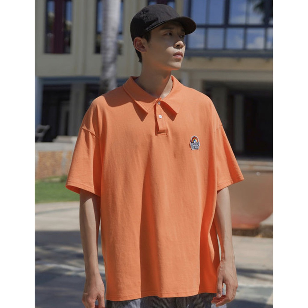 Áo Thun Polo Unisex Có Cổ Nam - TTCC55  - Chất Thun Cotton Mềm Mát - 4 Màu Siêu Đẹp - Form Rộng Tay Lỡ Oversize | BigBuy360 - bigbuy360.vn