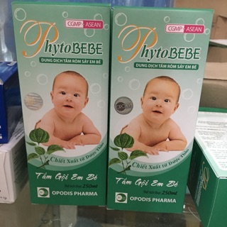 Sữa Tắm Gội Rôm Sẩy Phytobebe