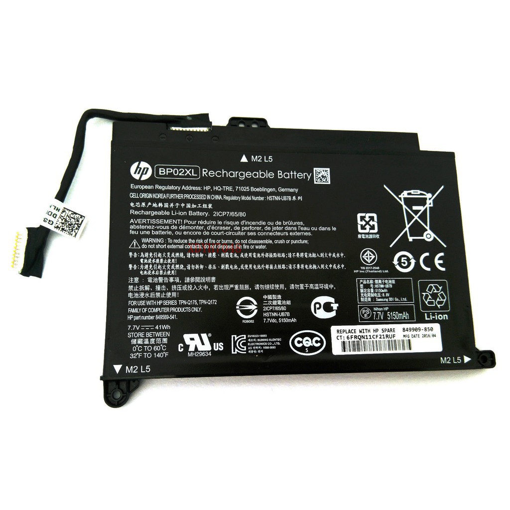 LAPTOP HP 42WH BP02XL HP Pavilion 15z-AW000 15-AU000 - BẢO HÀNH ĐỔI MỚI 6 THÁNG