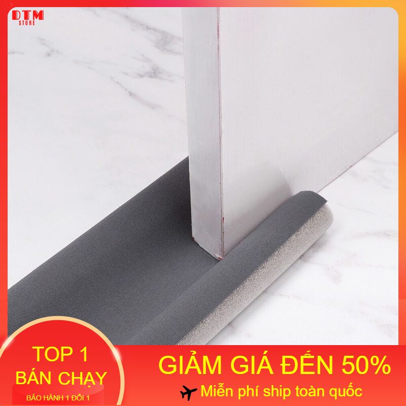 Thanh Mút Xốp Chèn Cửa Cách Âm Chống Ồn - Nẹp Mút Xốp 1m Cách Âm, Ngăn Côn Trùng, Chống Kẹt Tay Chân Bé DTM