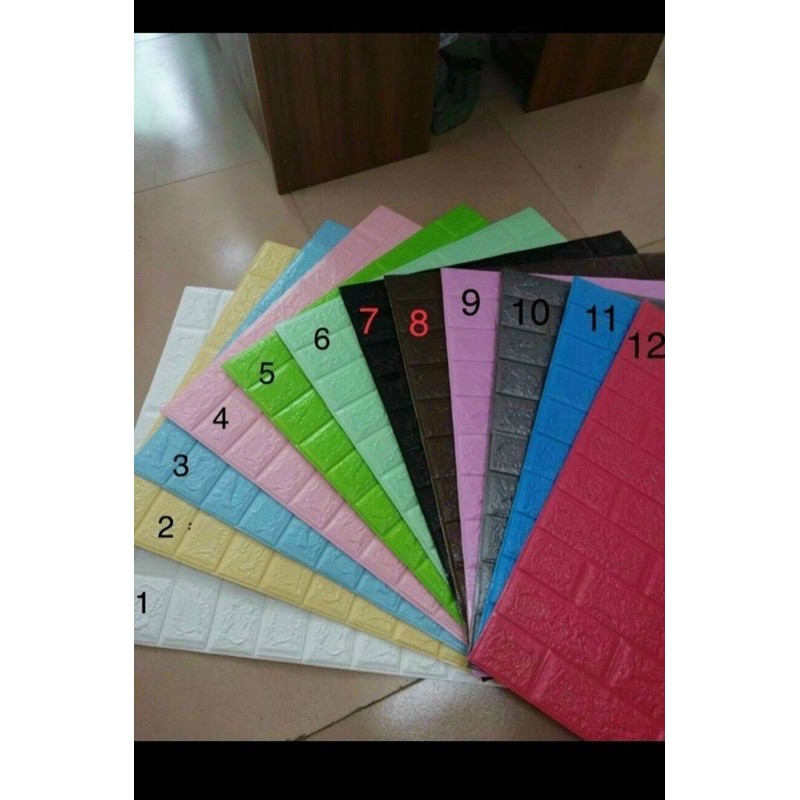 Xốp dán tường giả gạch 3D kích thước 70cm*77cm