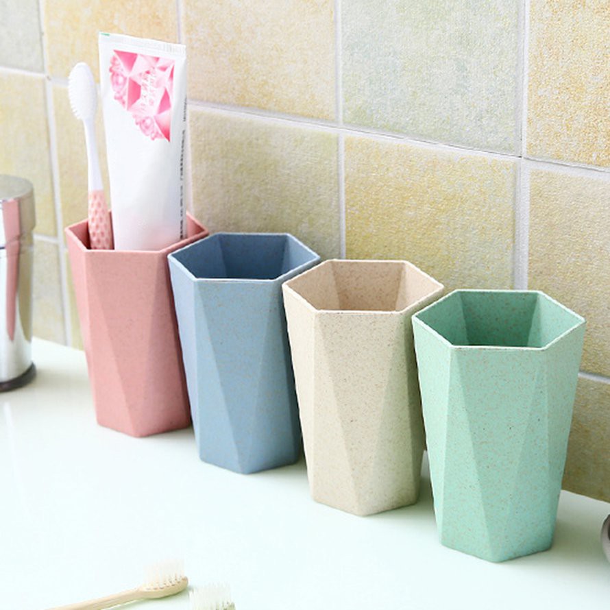 Cốc Đựng Bàn Chải Đánh Răng Bằng Chất Liệu Lúa Mạch Sáng Tạo