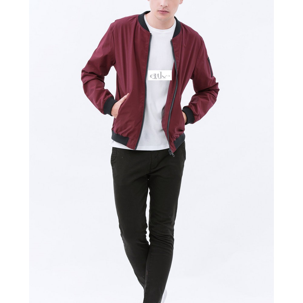 Jacket bomber kaki new fashion erik B020