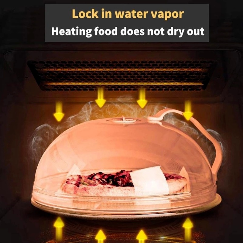 Nắp Đậy Thức Ăn Trong Suốt Chống Bắn Chịu Nhiệt Có Thể Tái Sử Dụng Tiện Lợi Ốp