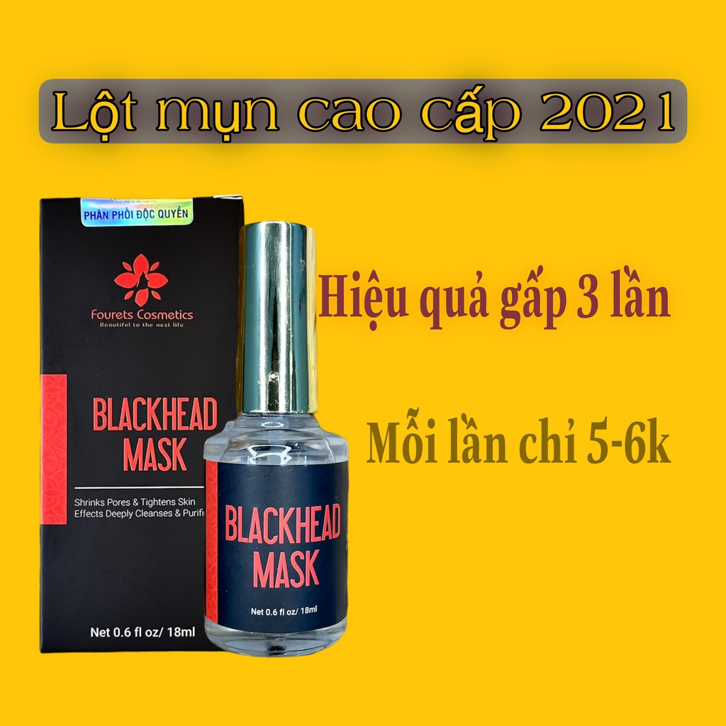 [ CHÍNH HÃNG ] Lột mụn mũi, lột mụn đâu đen BLACKHEAD MASK chai to 18ml
