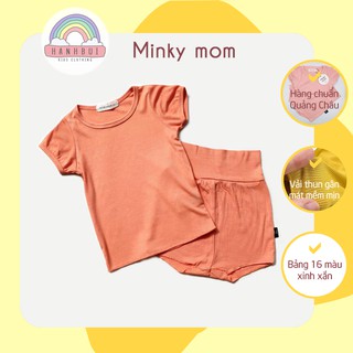 [Size 100-110] Bộ cộc Minky Mom Chính Hãng Quảng Châu CẠP CAO cho bé trai bé gái