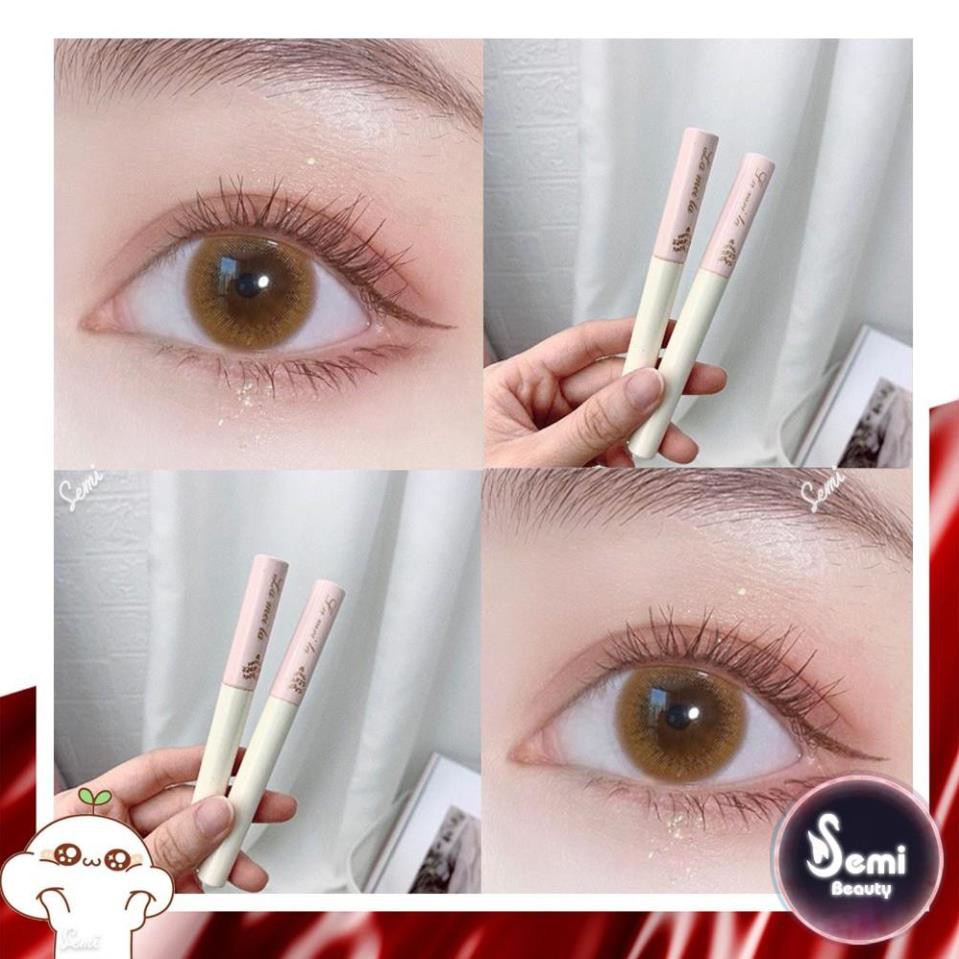 Chuốt mi siêu mảnh tơi mi Lameila Flaring Slender Mascara vỏ Hồng